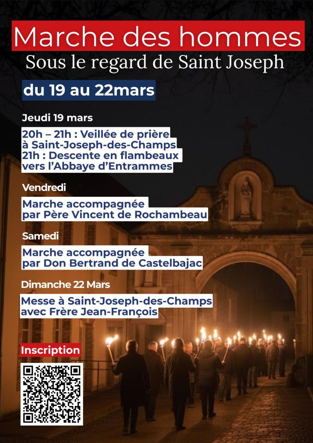 Marche des hommes 2026