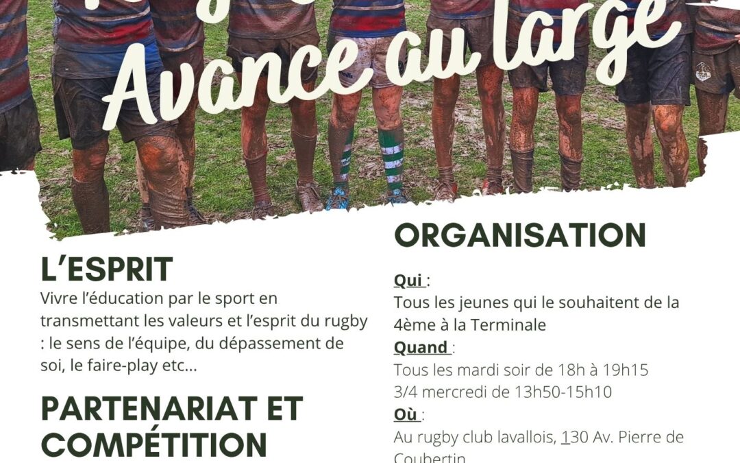 Rugby Avance Au Large